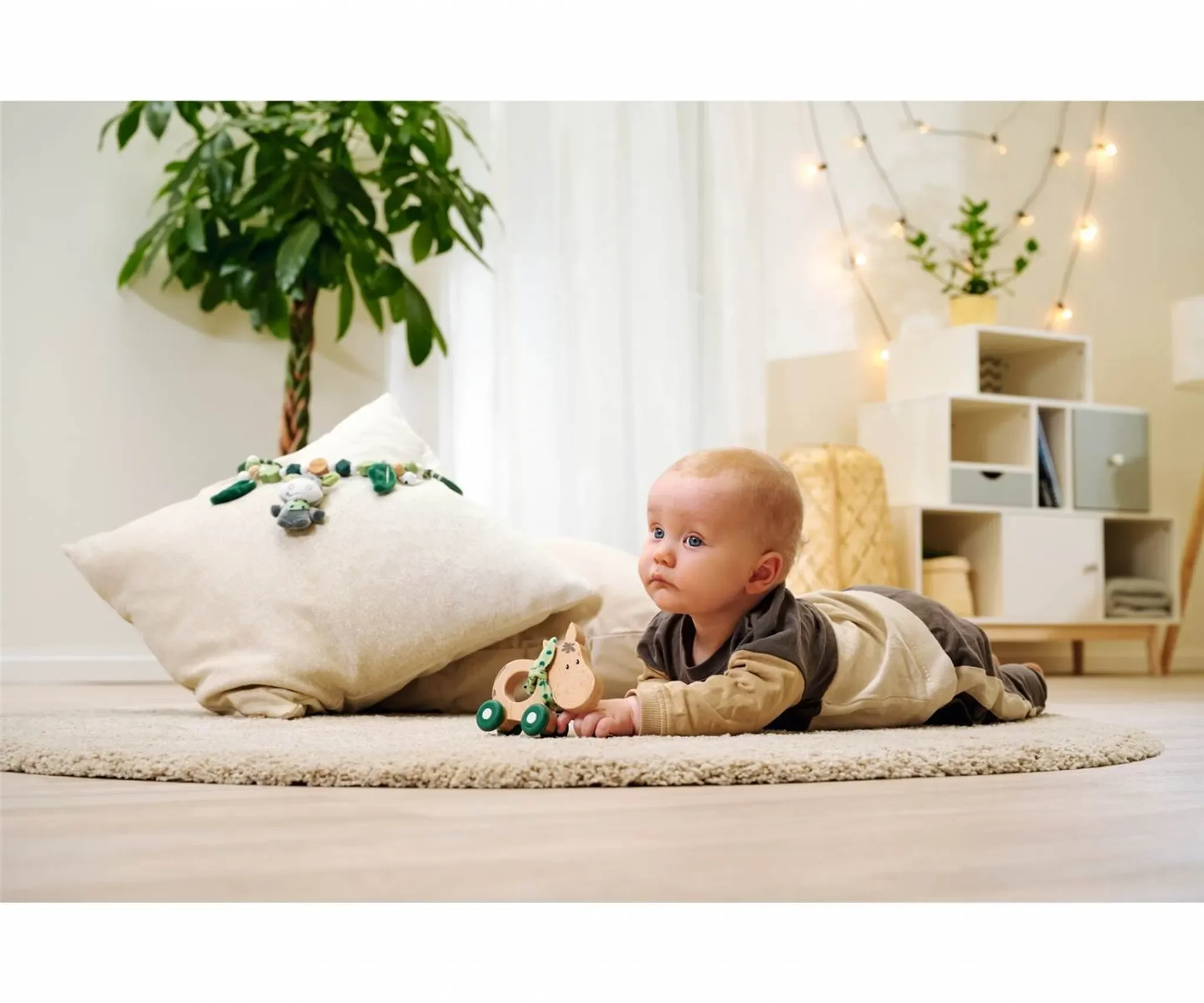 Baby HIPP Schiebe-Esel – Holzschiebetier für Kleinkinder